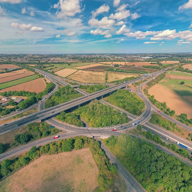 Where can I fly my drone in the UK? A1,M18 Junction Loversall