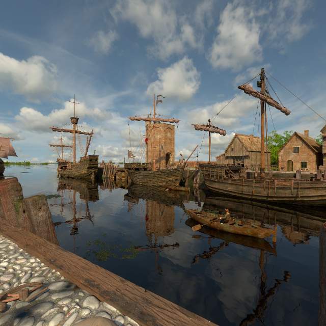 360 panorama: Geervliet havenkom_360_14-04-2023