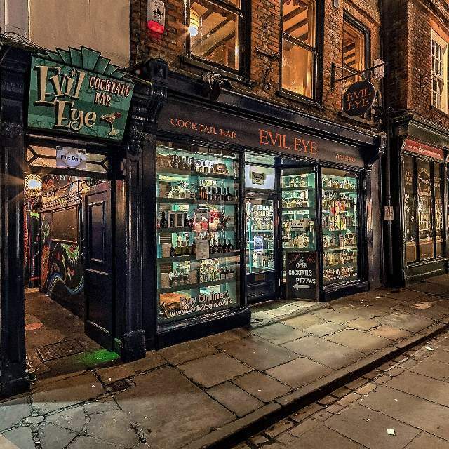 360 panorama: York on a winter evening in 2020