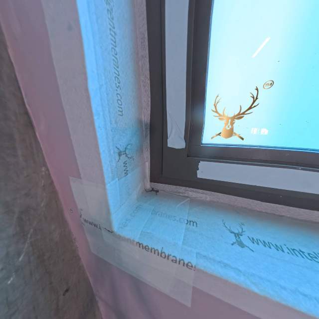 IM Fleece Tape — airtight window detailing for Passive House — 360 degree site image