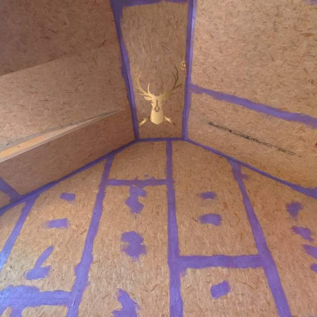 Passive Purple Brush — fibre reinforced airtight joint sealing — 360 degree site image