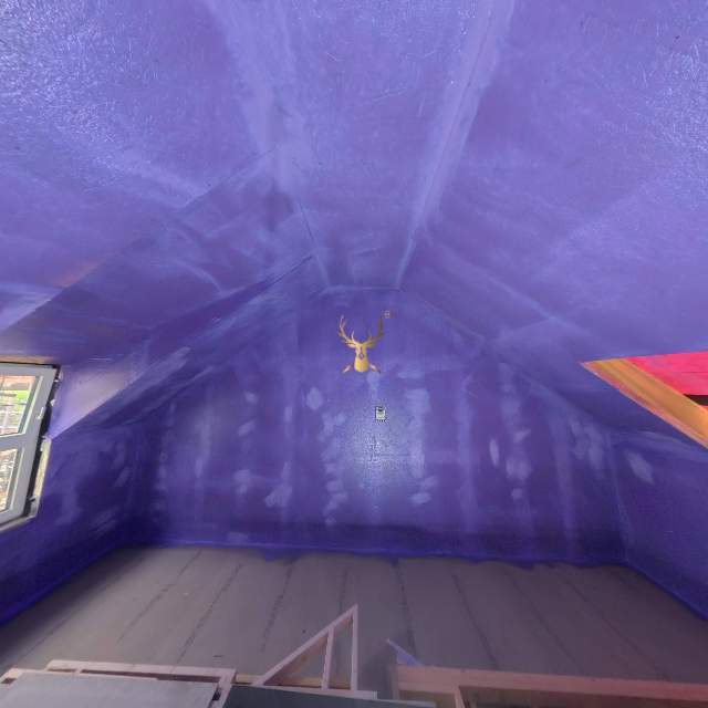 Timber frame airtightness — seamless vapour control with Passive Purple — 360 degree site image